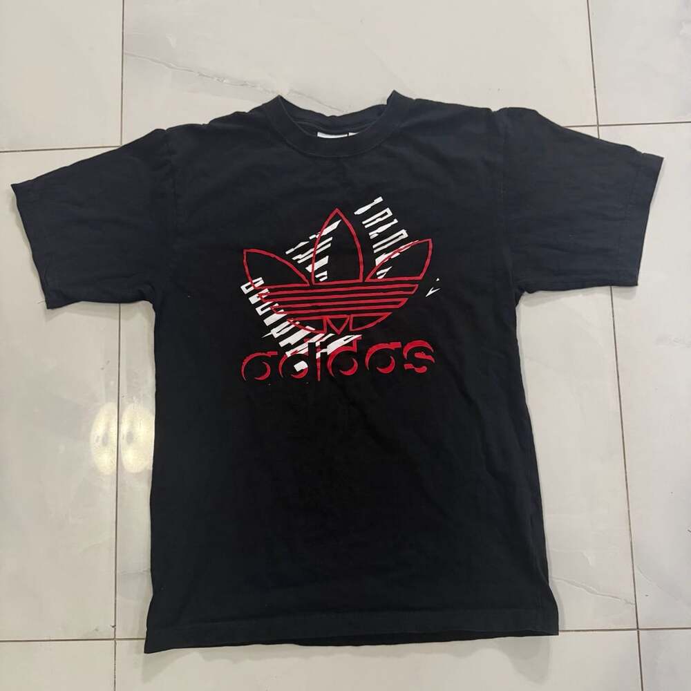 Adidas Trefoil Graphic T-Shirt Black